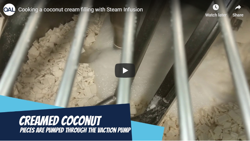 Cooking viscous sauces with Steam Infusion