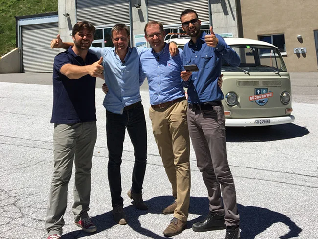 Fernsehrbericht über Pellet-Heizzentrale im Wallis