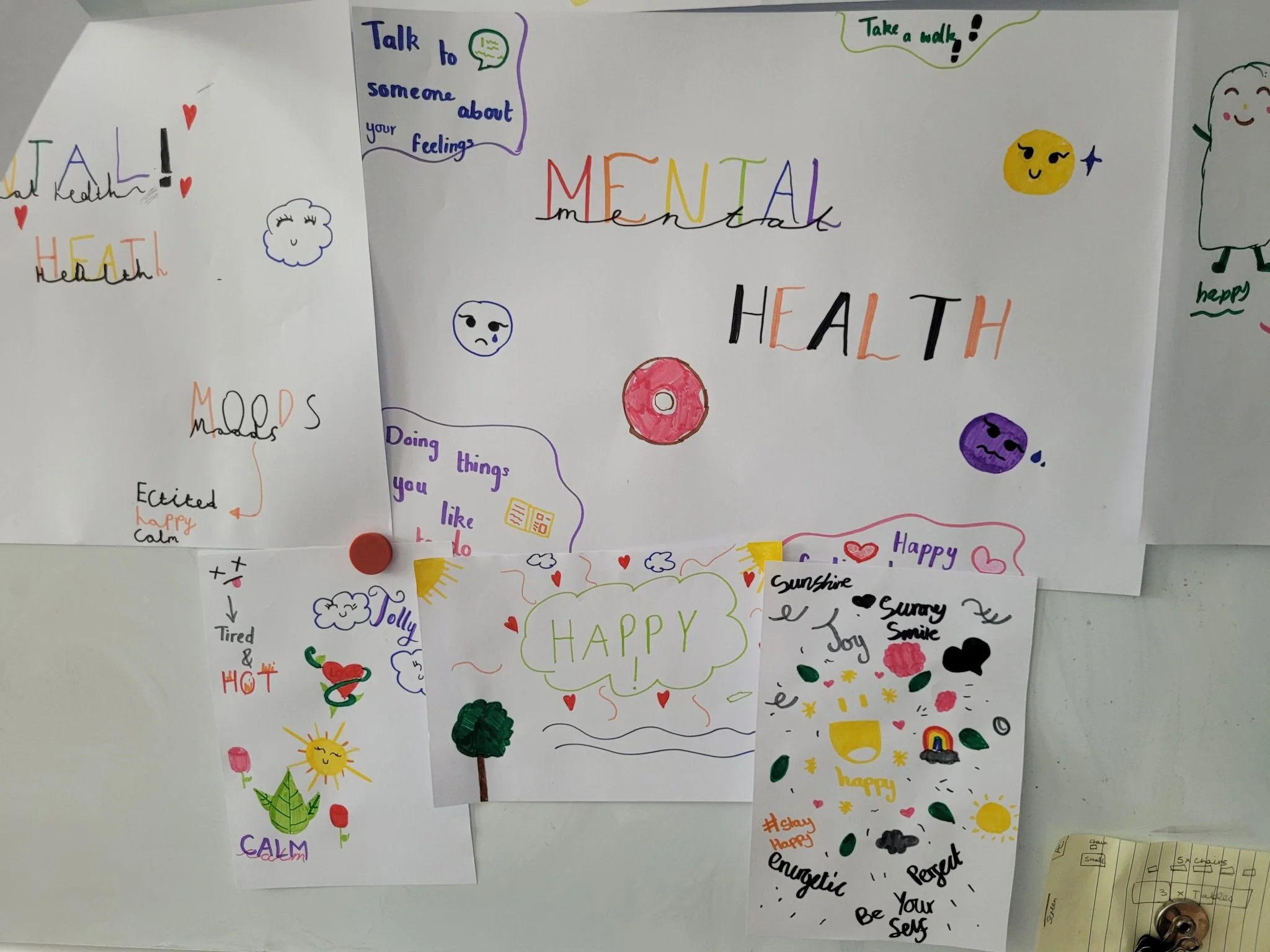   Co-design workshops with children at Brampton Primary School, Newham exploring mental health and resilience and co-creating a logo for the Youth Resilience Unit, Queen Mary’s University London  