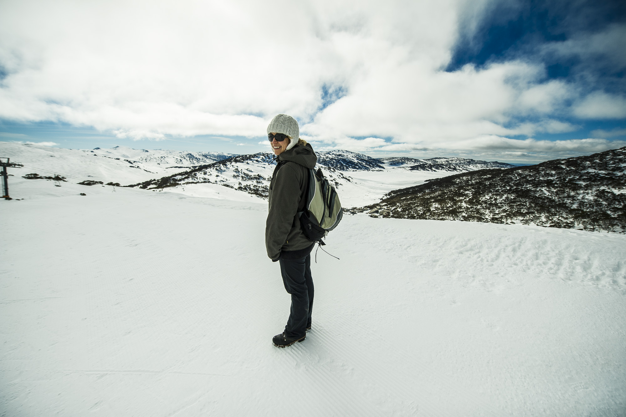 Location scouting for the Snowy Mountains Winter campaign