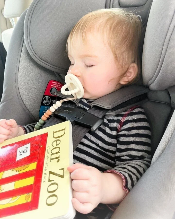 And the niece was so upset to see us go she acted like she was napping. Silly niece. #emmasam #terribleactress
