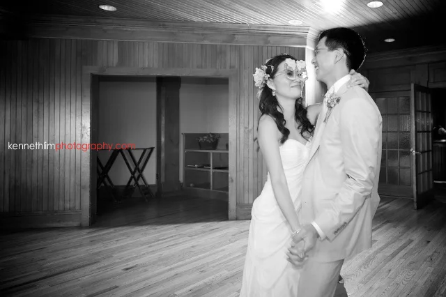 New York wedding outdoor reception first dance