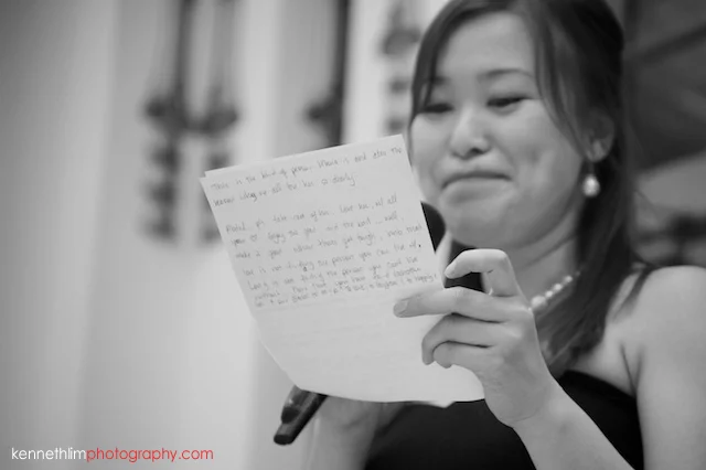 Hong Kong The Verandah wedding outdoor maid of honor speech