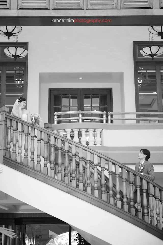 Hong Kong The Verandah wedding outdoor portraits session bride groom
