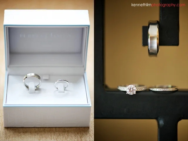 Hong Kong Shatin wedding morning rings in ring box