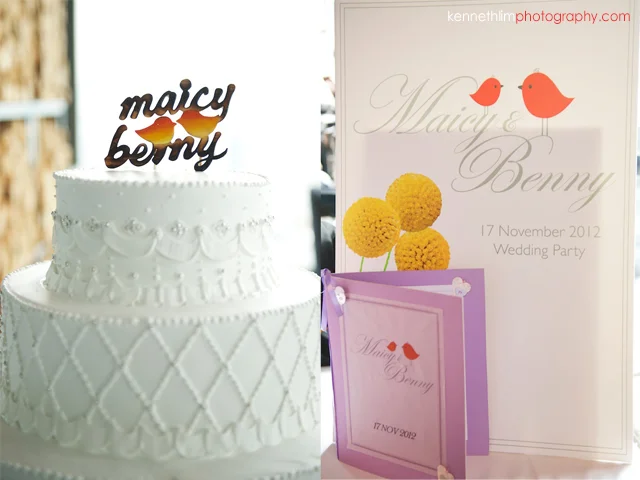 Hong Kong Wooloomooloo Prime wedding cake registration card