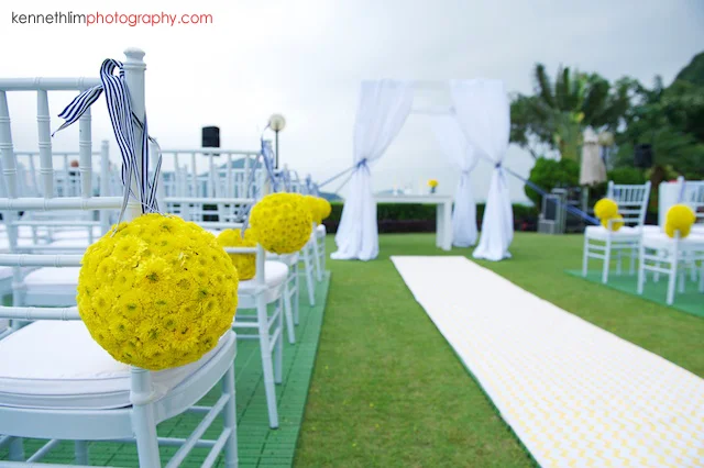 Hong Kong Country Club wedding flower closeup details