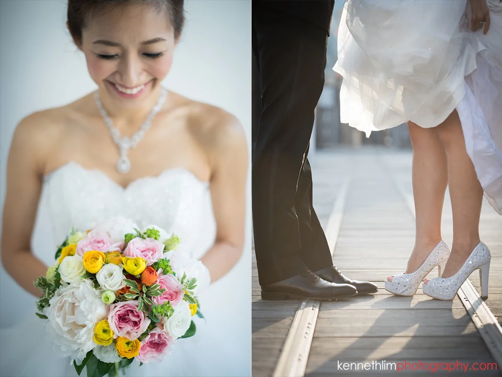 Hong Kong Wedding photography one thirty one bride groom portrait session bride closeup flower