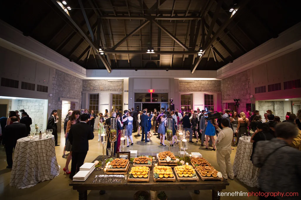 Atlanta wedding the Greystone Piedmont Park big day photography evening reception dance floor guests mingling