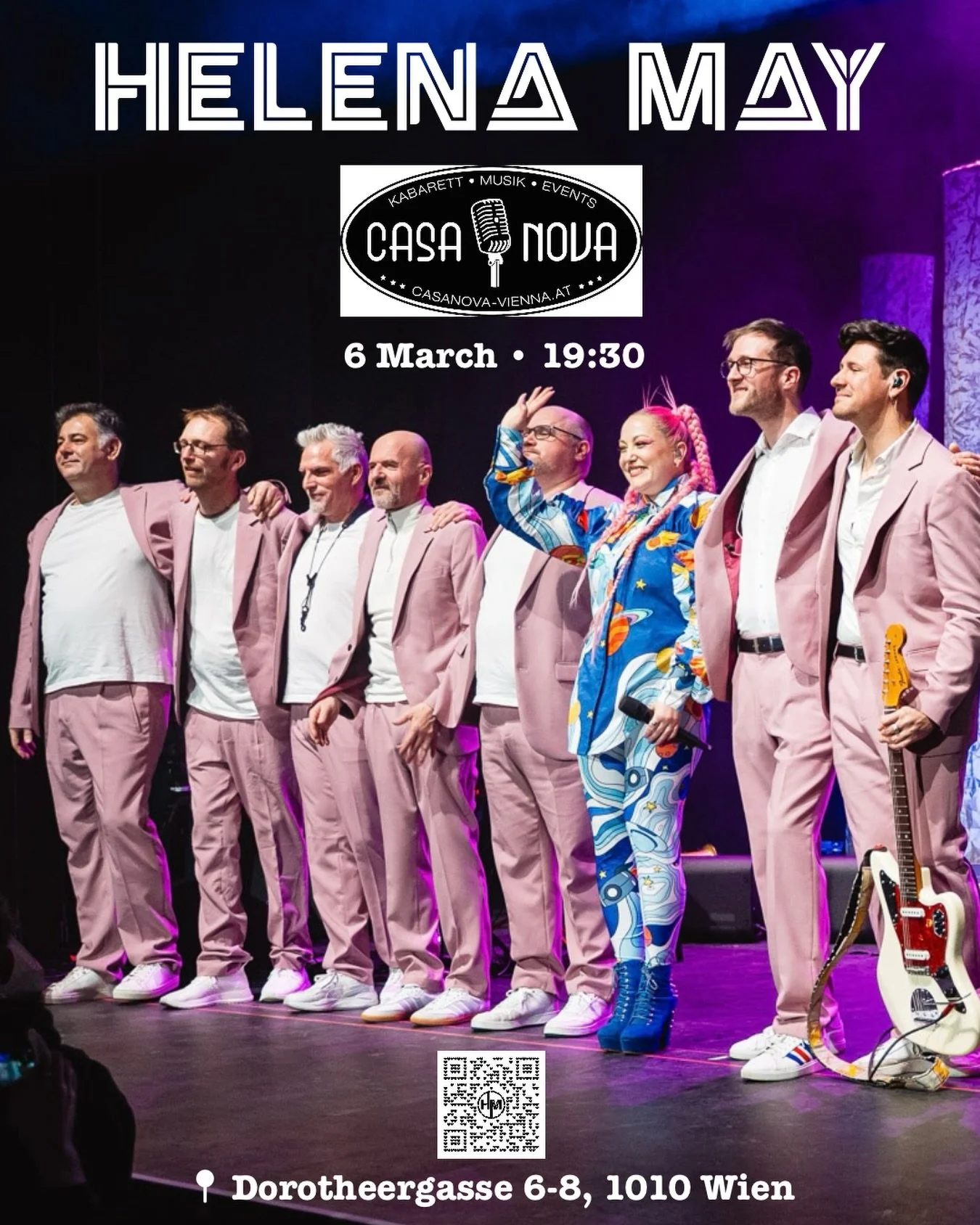HALLO CASANOVA!! 🇦🇹

So delighted to be back at @casanovavienna with my incredible band on Freitag 6 M&auml;rz!! Annnnnd, the horns of @hotpantsroadclub will also be joining us 🤩 Ohhh, wow - it&rsquo;s gonna be FUNKY!!! 🎺💥 

🗓️ Fri 6 March &bul