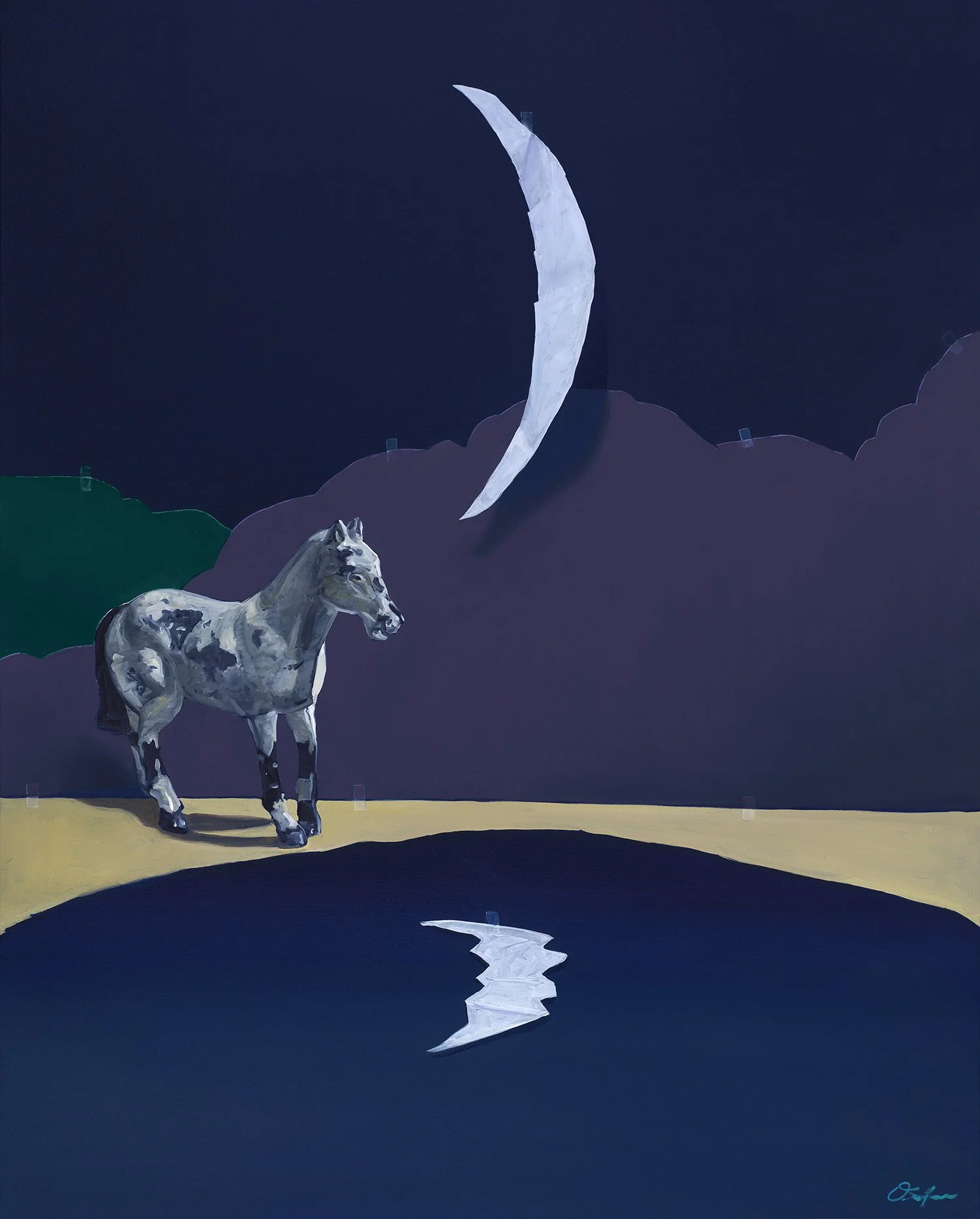 Reflected Moon