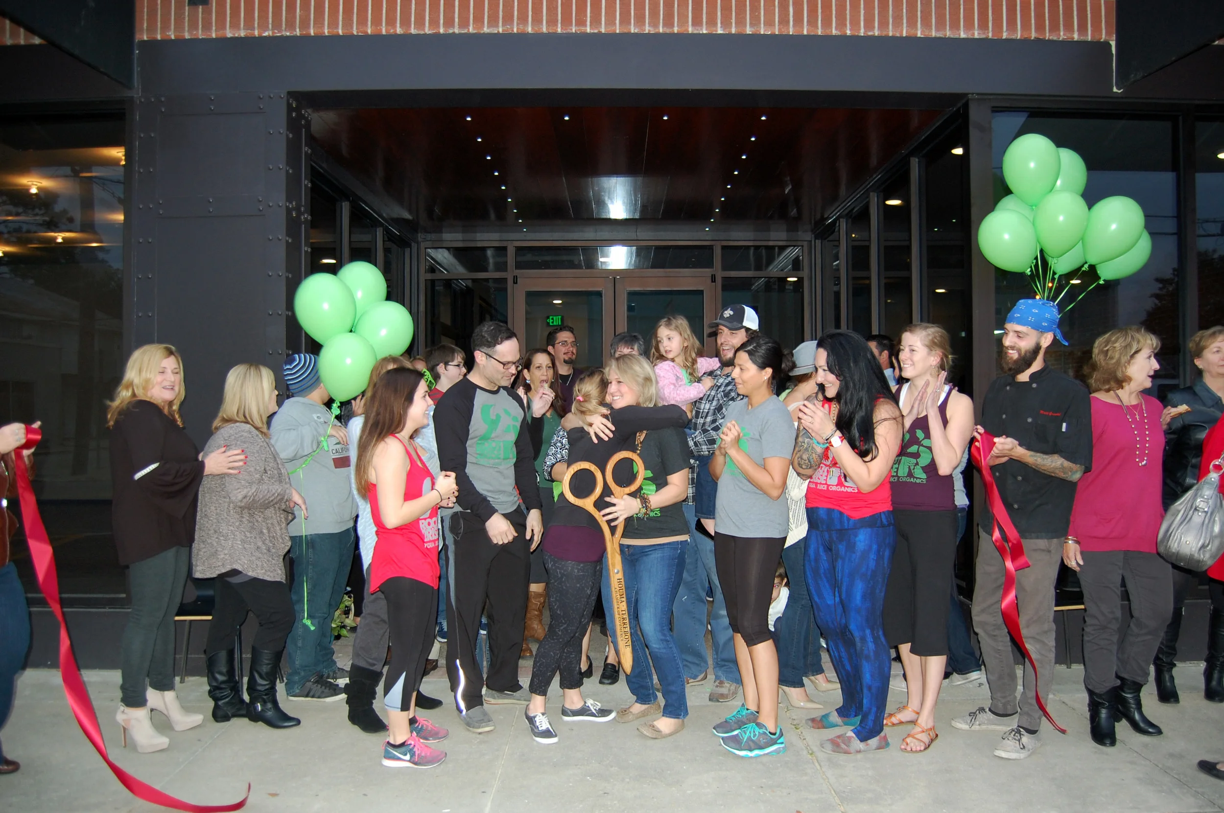 Our studio ribbon cutting! 