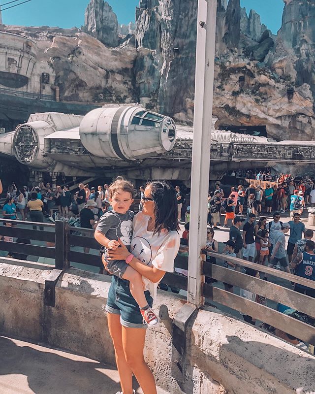 &ldquo;Those storm troopers were mean to me mommy!&rdquo; -Killian #disneyworld #galaxysedge #starwars