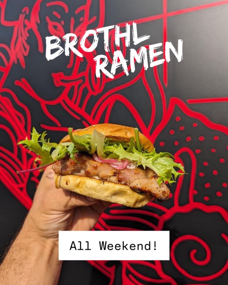 Easter Treat.

Get down here this weekend in what will most likely be our last food truck session of the season!

All weekend we&rsquo;re hosting Tommy from @brothl_ramen - Japanese/Korean hawker-style deliciousness!

Open from 12noon both Saturday a