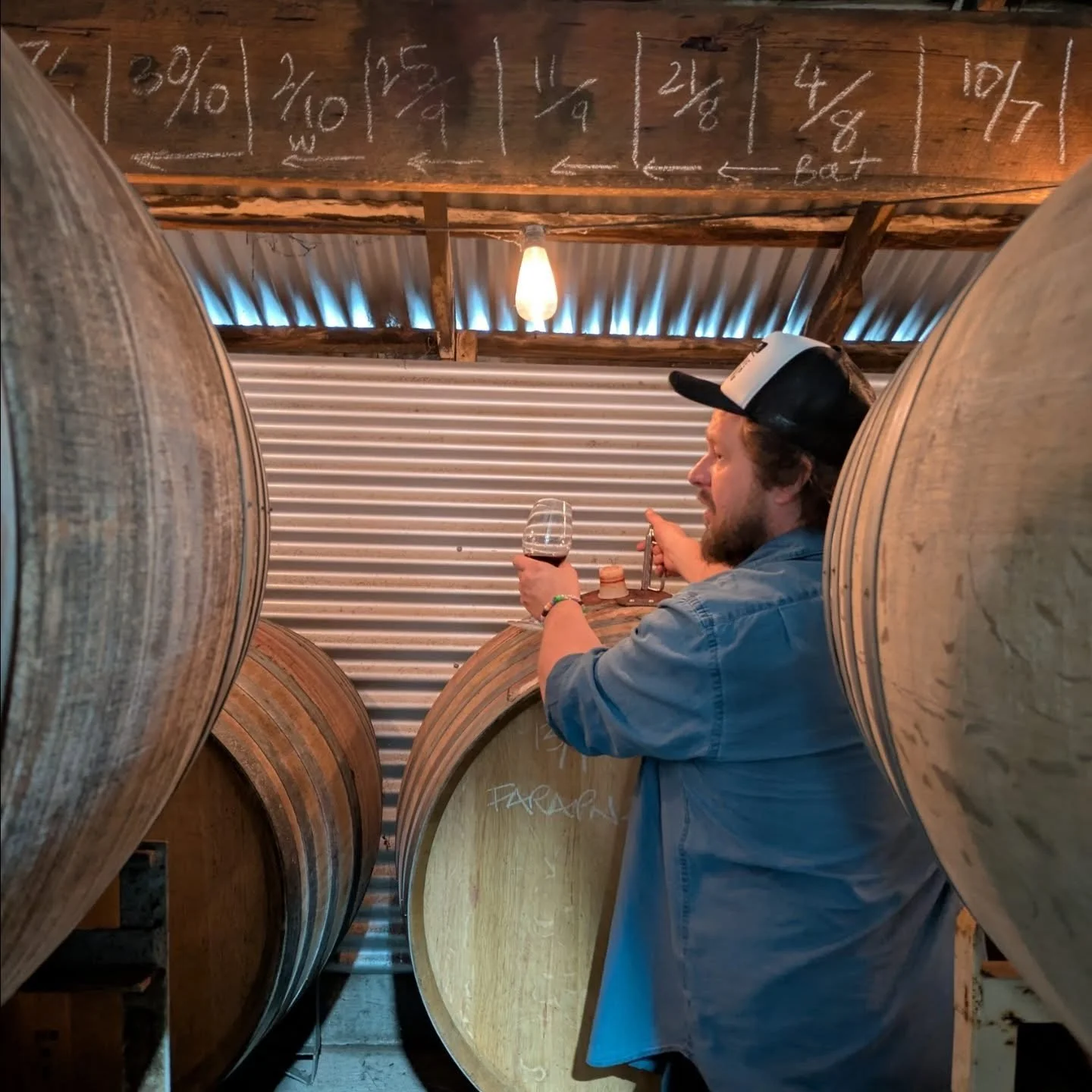 Lovely visit from @lagotto.fitzroynorth this week! 
It was a pleasure to show the team around our winery and taste some exciting upcoming releases out of barrels. Looking forward to our next visit in Melbourne and indulging in some elite pasta and wi