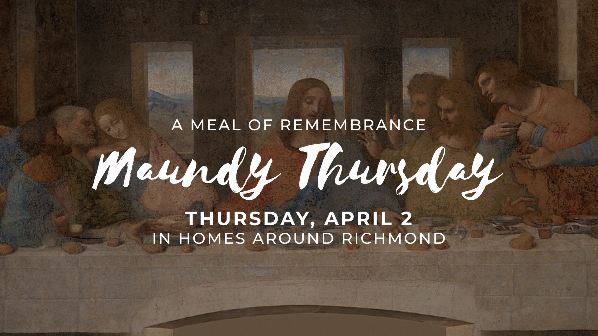 Maundy Thursday: Community Potluck Gatherings