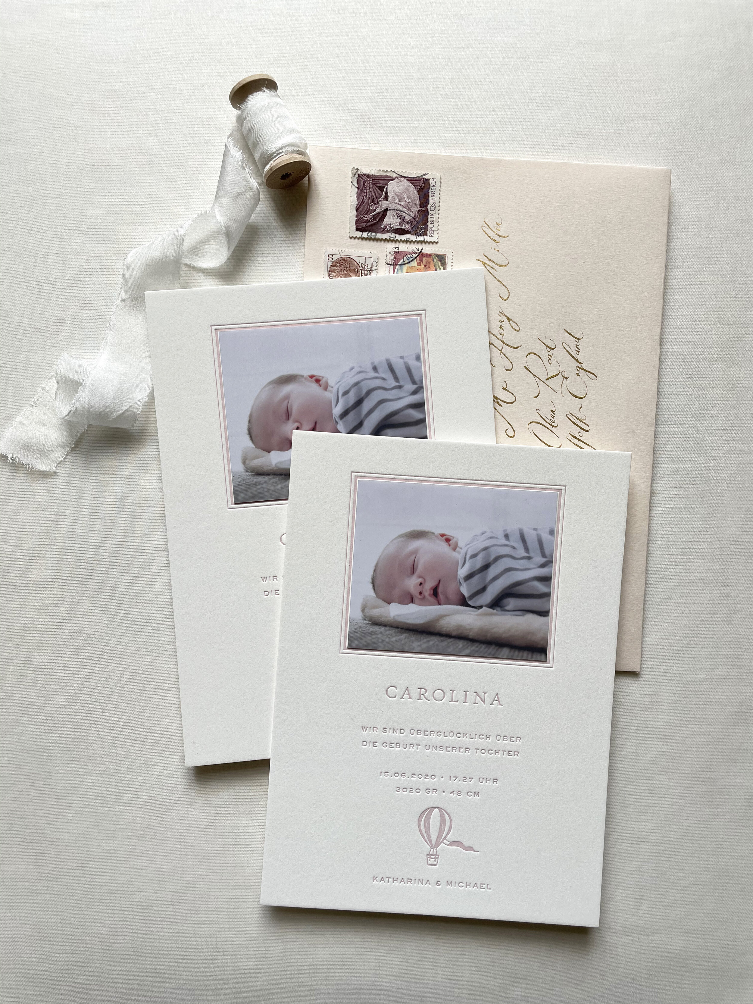 Benvenuto Babycard_Carissimo Letterpress_2.jpg