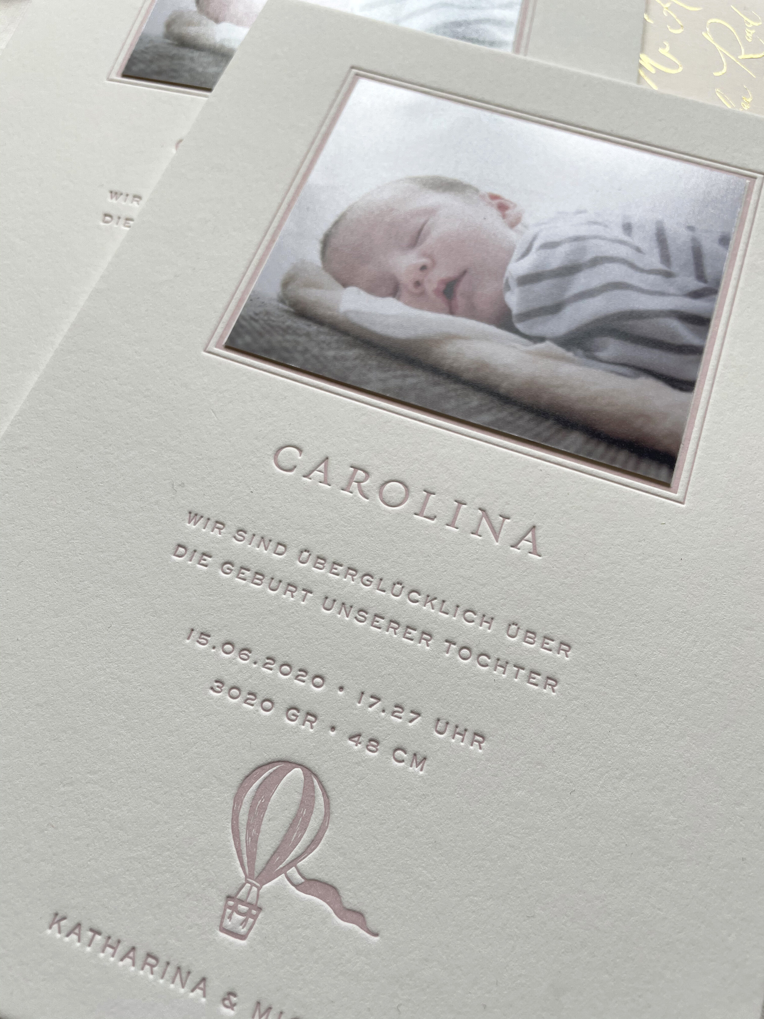 Benvenuto Babycard_Carissimo Letterpress_3.jpg