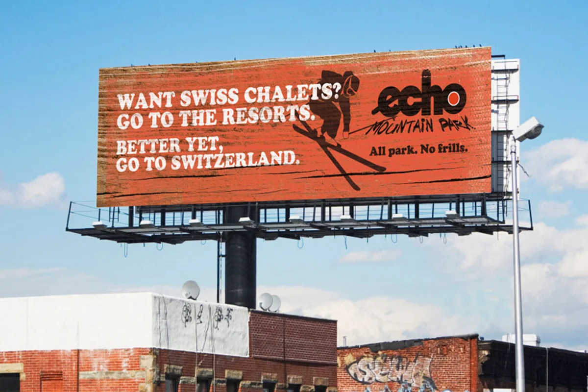 echo mountain park | Outdoor Ad