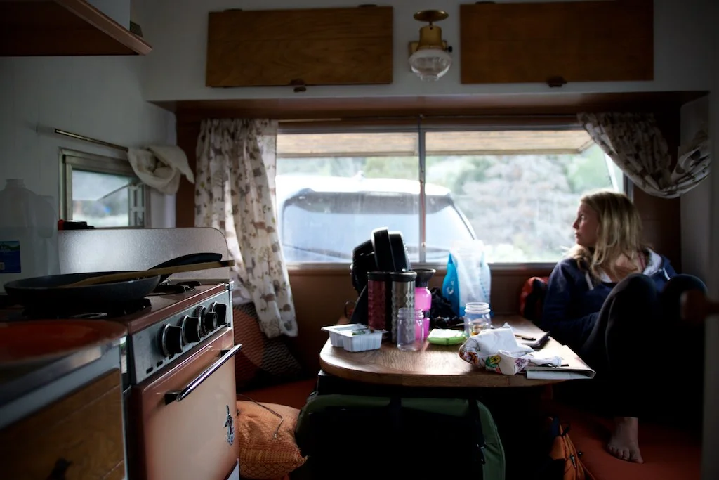Great Basin National Park, NV: Within Great Basin National Park—a view from the living quarters. Dr. Mills on the right.