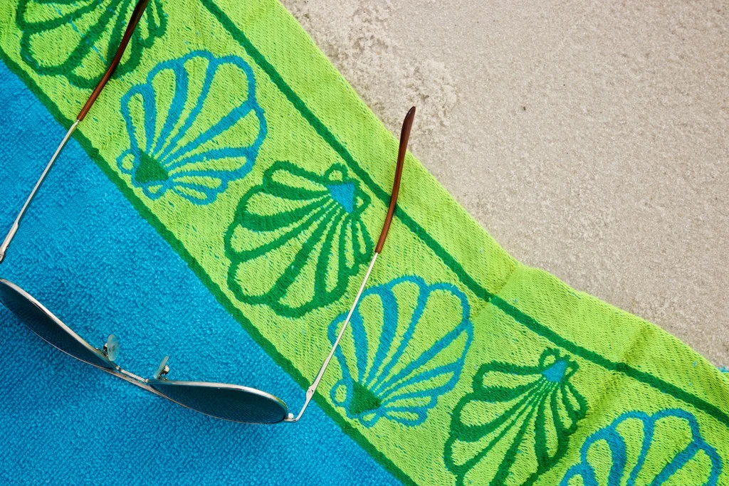 St. Joseph Peninsula, FL: Fully accessorized for an afternoon at the beach.