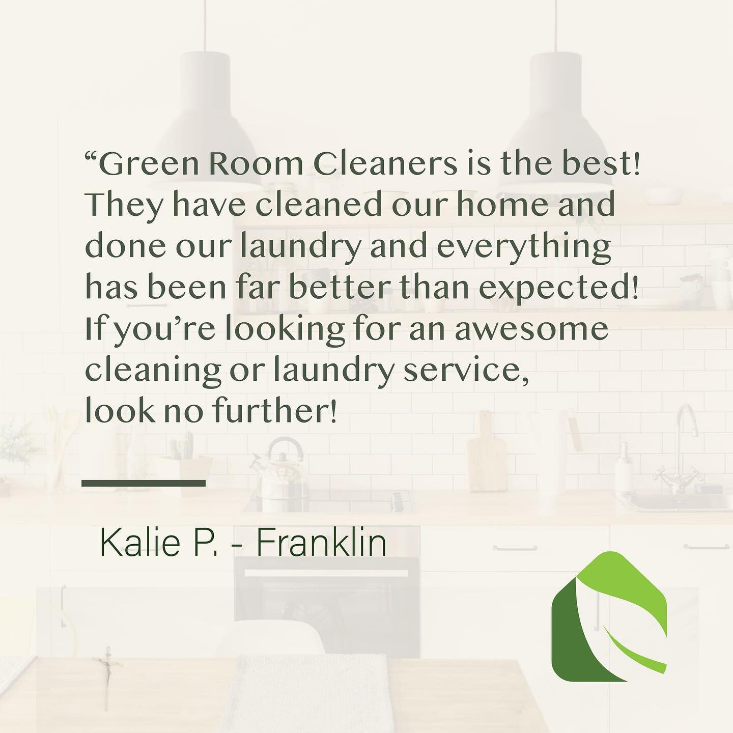 We would love your feedback! If we service or have serviced your home, rental, or office, would you take a few moments to visit the &ldquo;How Are We Doing?&rdquo; link in our bio? 
Reviews like this mean so much and help spread the word about Green 