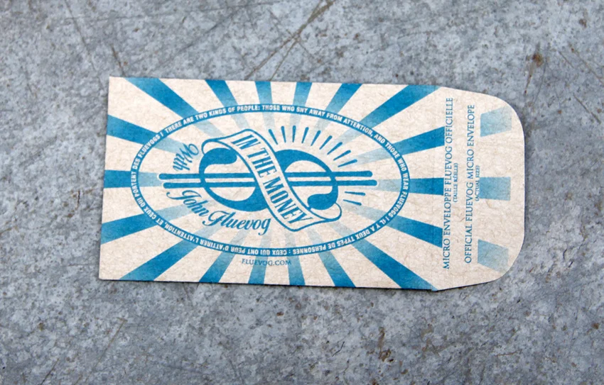 John Fluevog Shoes Gift Card Envelope