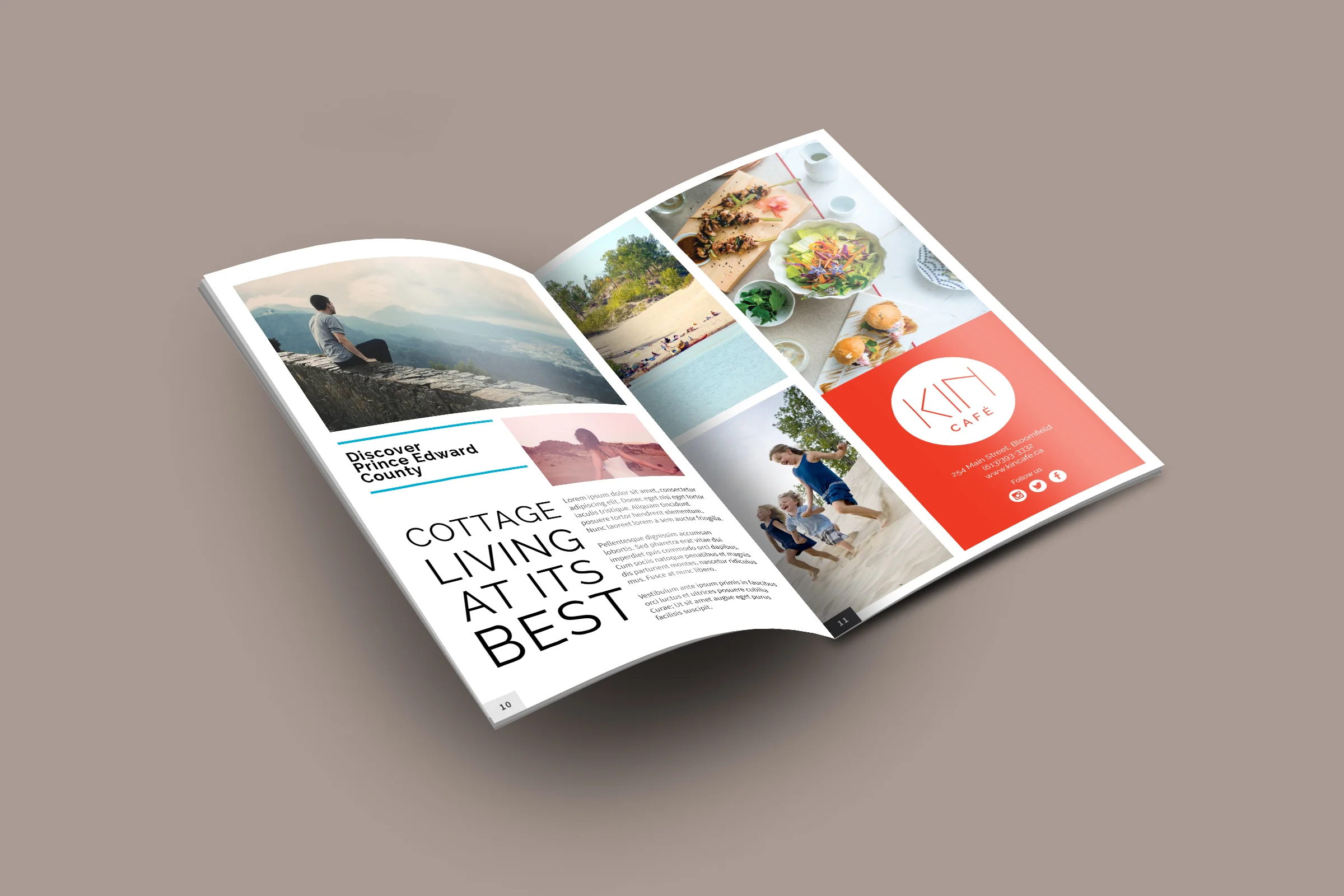 KIN Café Magazine Ad