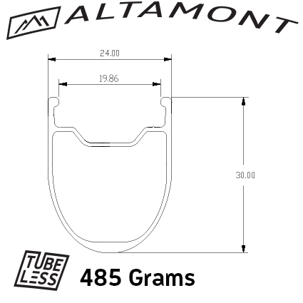  Boyd Cycling's Altamont rim profile.