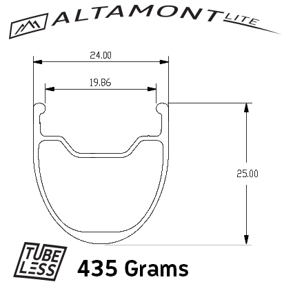  The new Altamont Lite which is lighter by 50 grams.