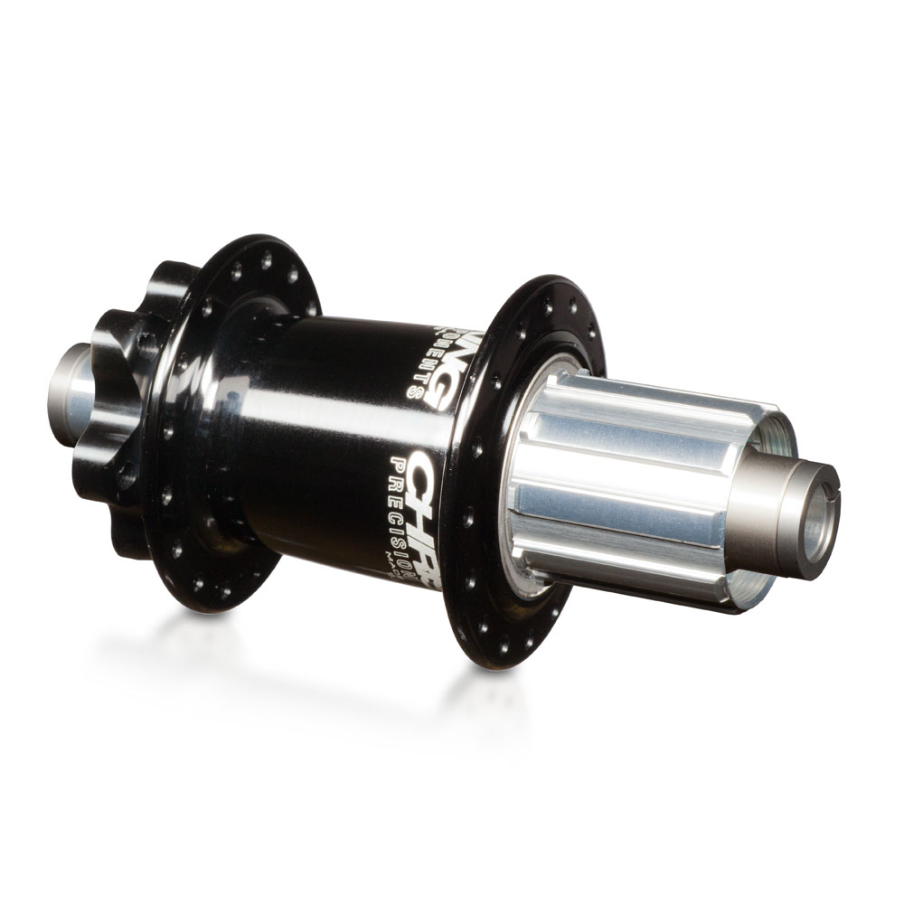 Chris King ISO 142 X 12mm thru axle rear hub. Is black the new orange? Maybe...