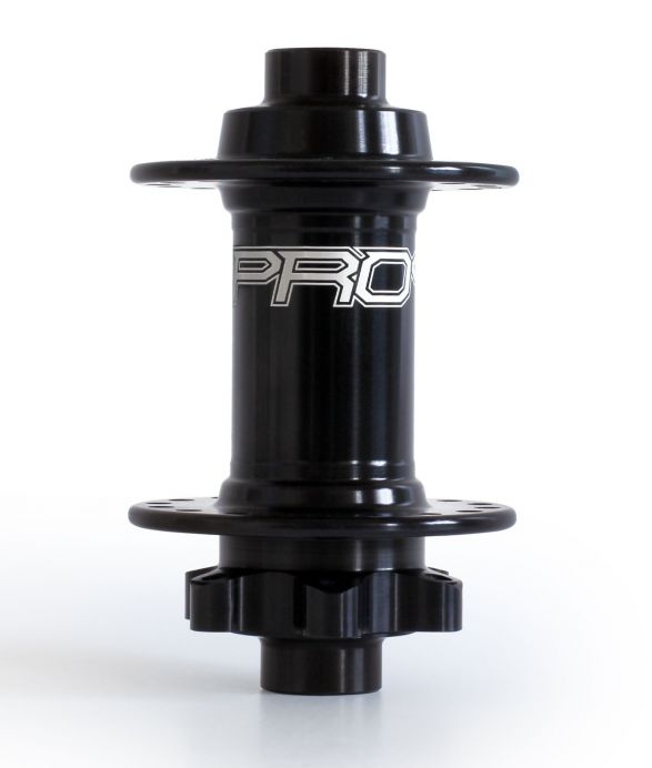  A boost width Pro4 front hub for thru axle. Beautiful in black!