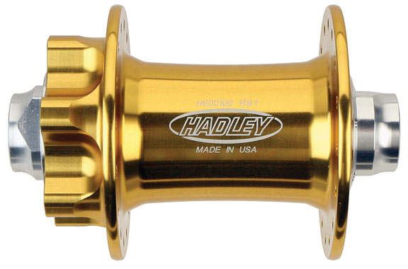  More gold! The model H600100 front disc hub in 32 or 36 hole configuration. 