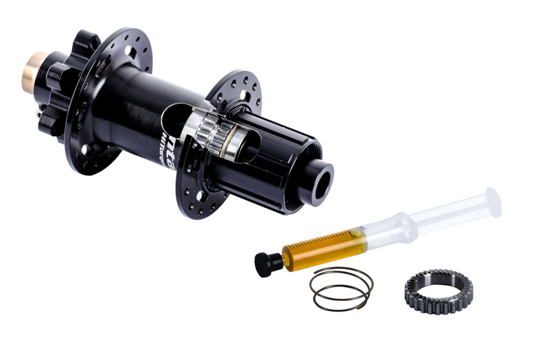  In just a few minutes you can instil the silencer kit to tame the sound of your rear hub. 