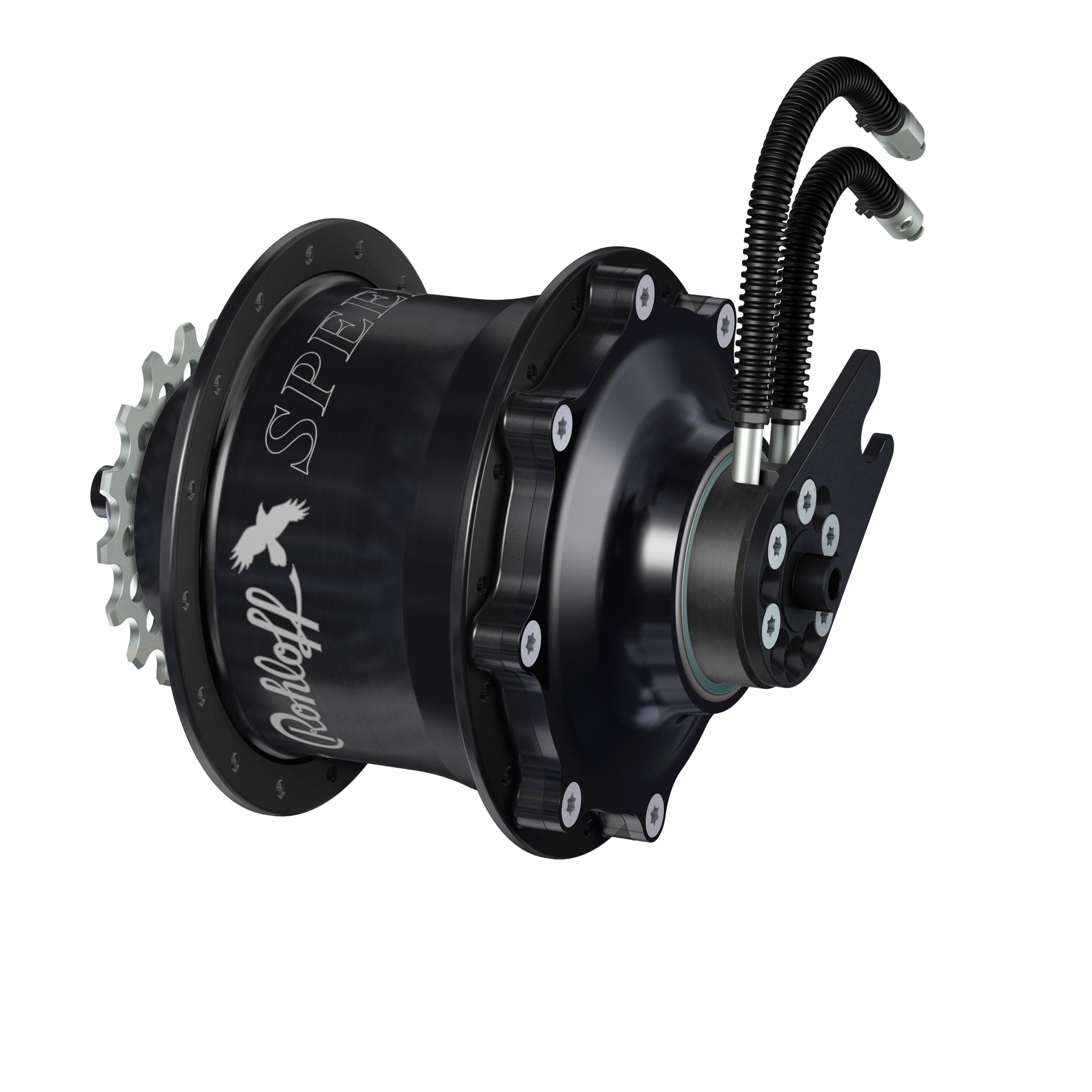  The Rohloff Speedhub 500 with 14 evenly spaced gears and disc brakes! A wheel that can be built up with no dish, providing a dramatic increase in strength and reliability. A perfect solution for many tandem riders!