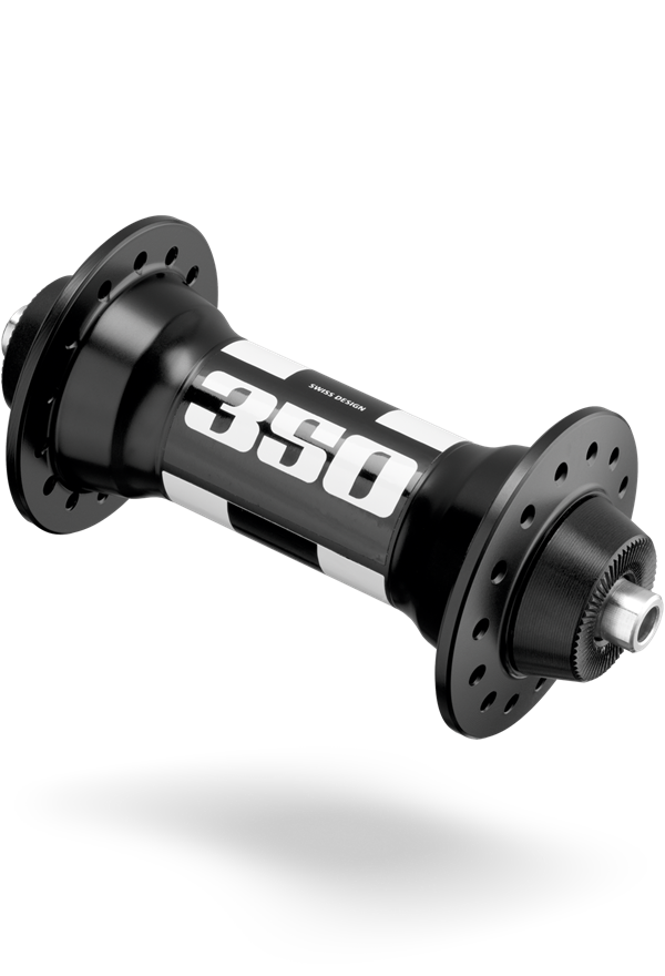  The 350 front hub weighs in at 149 grams. Its available in 20,28 and 32 spoke holes.