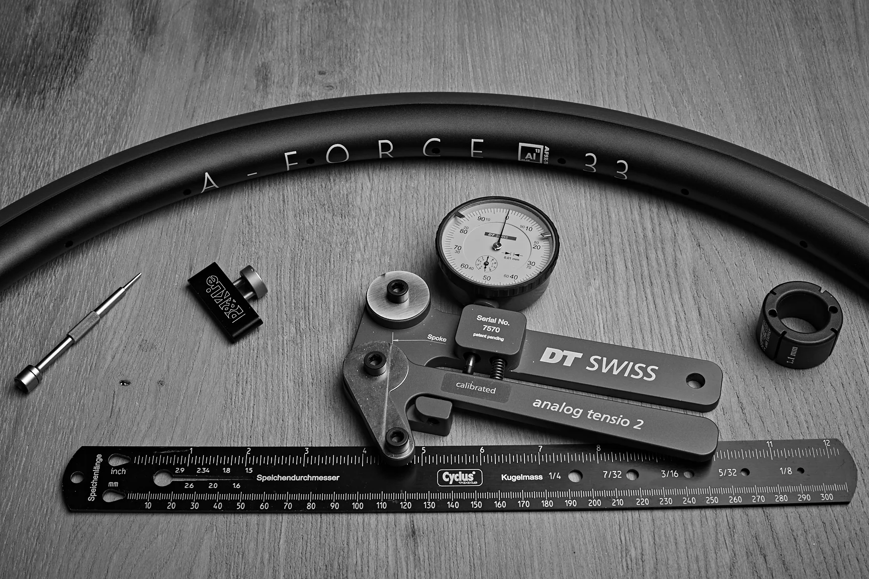  The AForce AI 33 Ceramic coated rim. Made from a proprietary AF9X T6 alloy. 