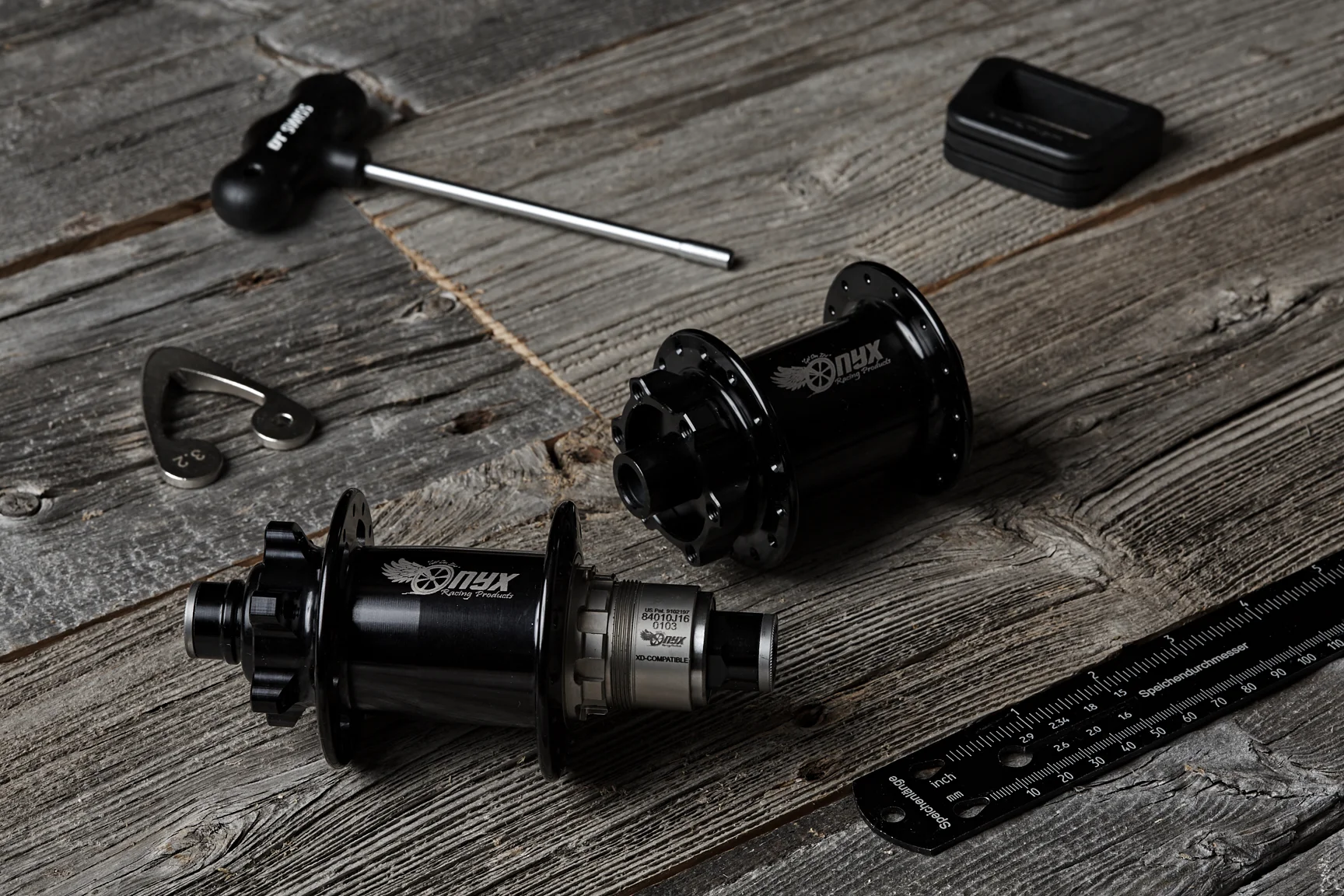 Onyx Racing Products produce one of the finest MTB hubs in the world. It runs silently on a German made Sprag clutch that offers instant engagement. It also has German made hybrid ceramic bearings that couldn’t be smoother. Available in a plethora of colours and many spoke hole counts. Made in the USA and available through Cognoscenti Cycles.