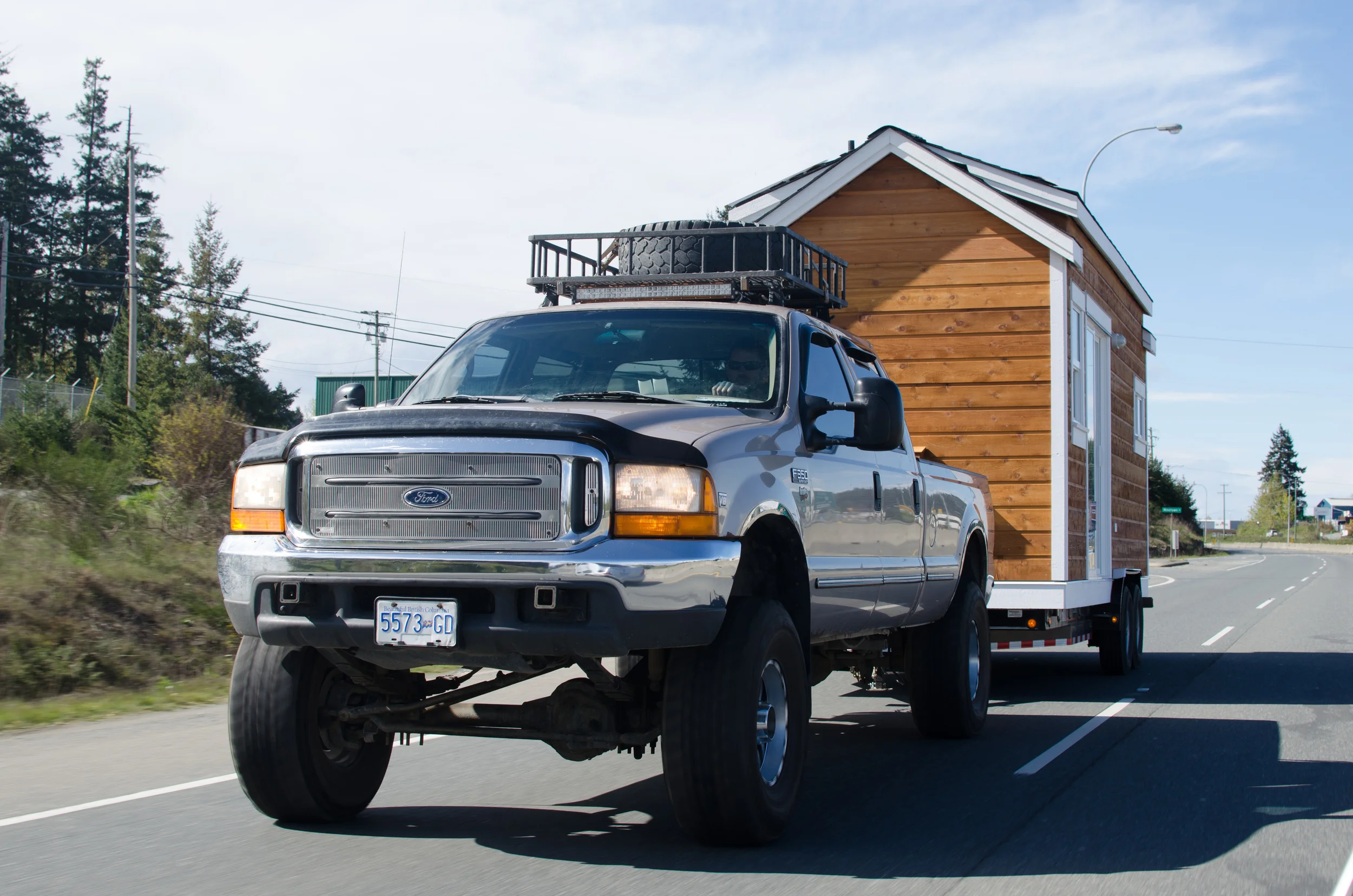 It was nervewracking pulling out of the driveway, but it handled like a dream. We got a lot of stares on the highway and at red lights, that’s for sure.