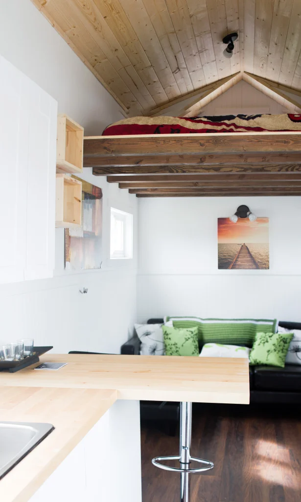 The interior furnishings were sponsored by Jysk Nanaimo – a big thanks for making this happen!