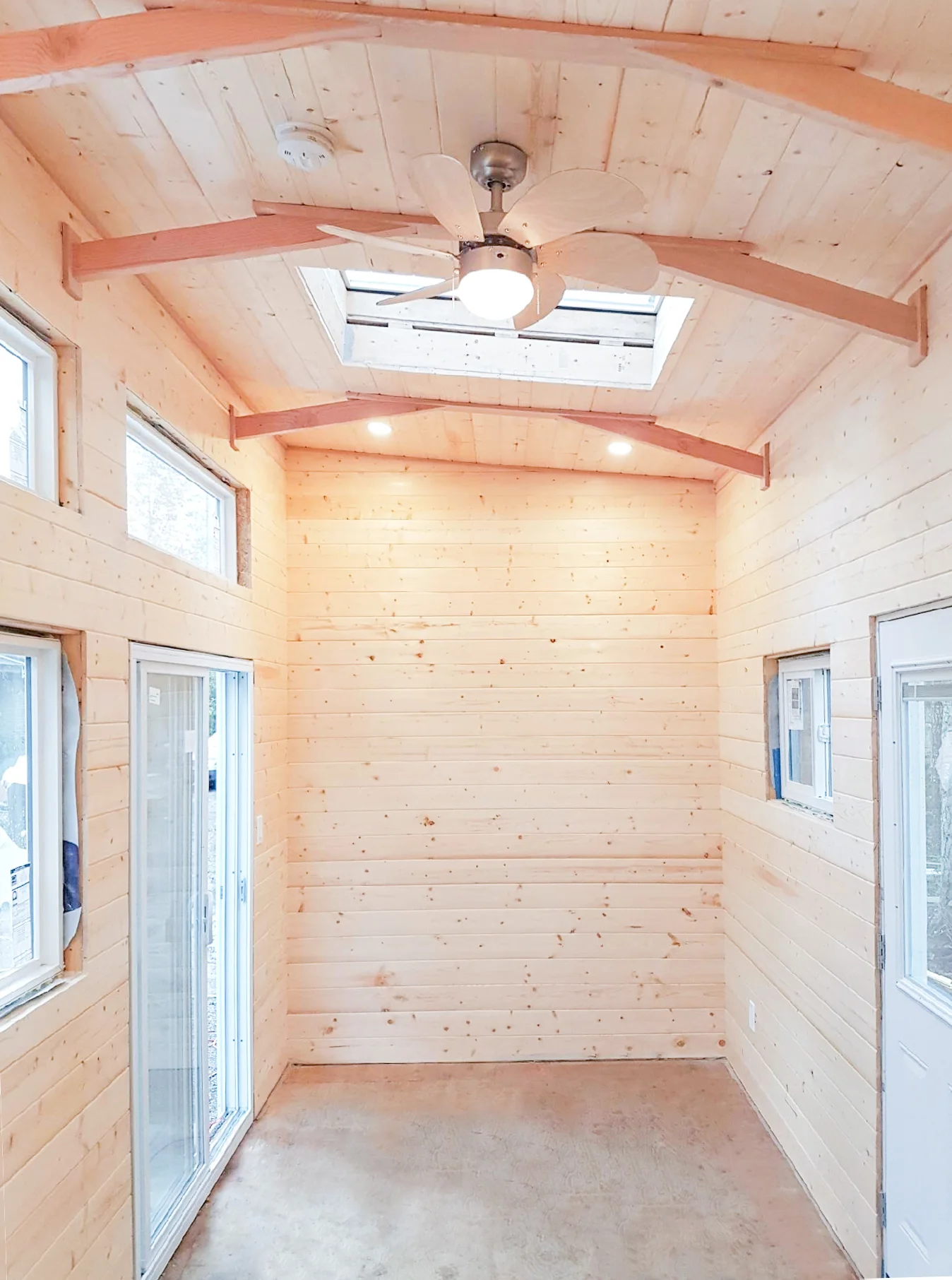 A 24' level three shell for a single story home (no loft)