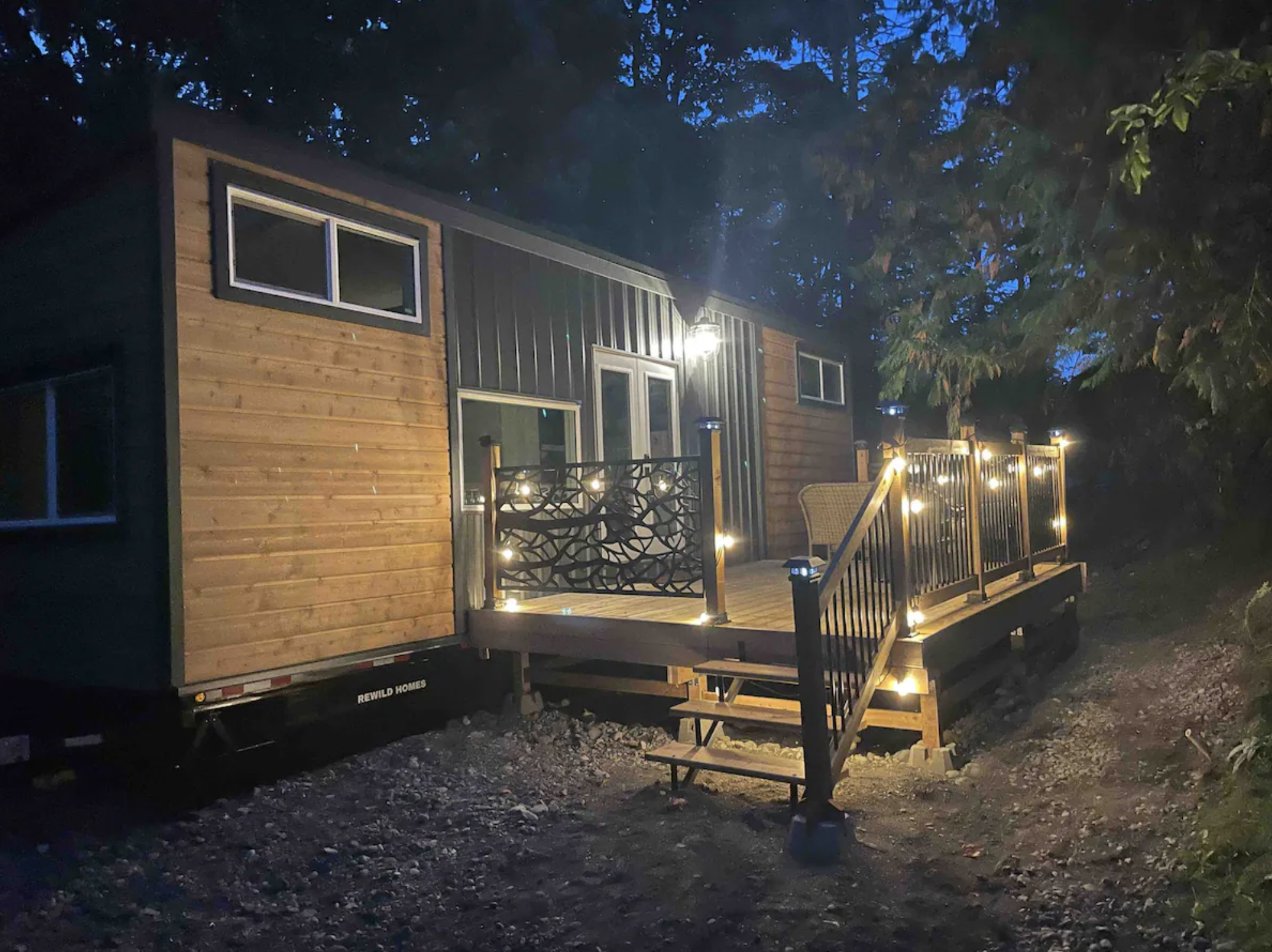Want to stay in a Rewild tiny home? The Arden tiny house is available on AirBnB!