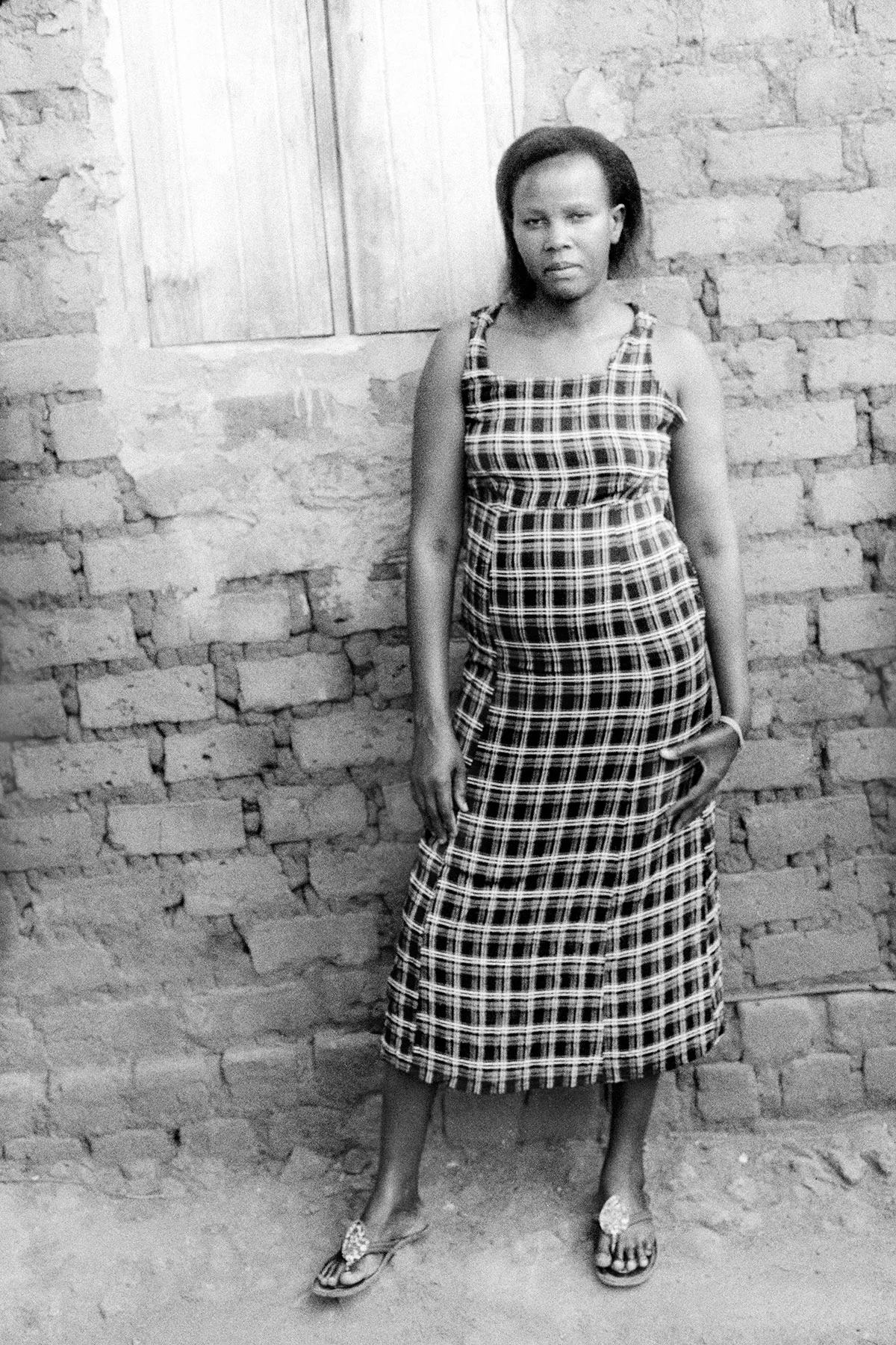 Photographer: Anyango Florence. Age: 29 years. Occupation: Teacher at BESO Junior School. "This is my self-portrait, which I took with the first roll of film I ever received." 