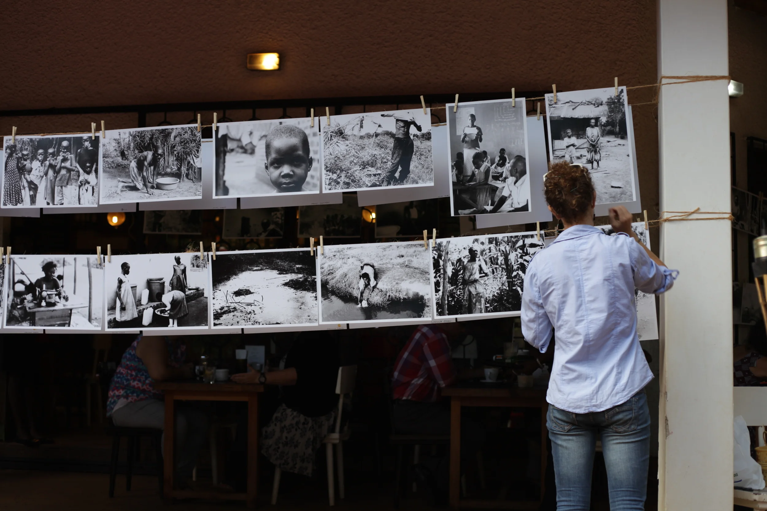  Installation shot of the  Picturing Wanteete  Kampala Exhibition.&nbsp; 