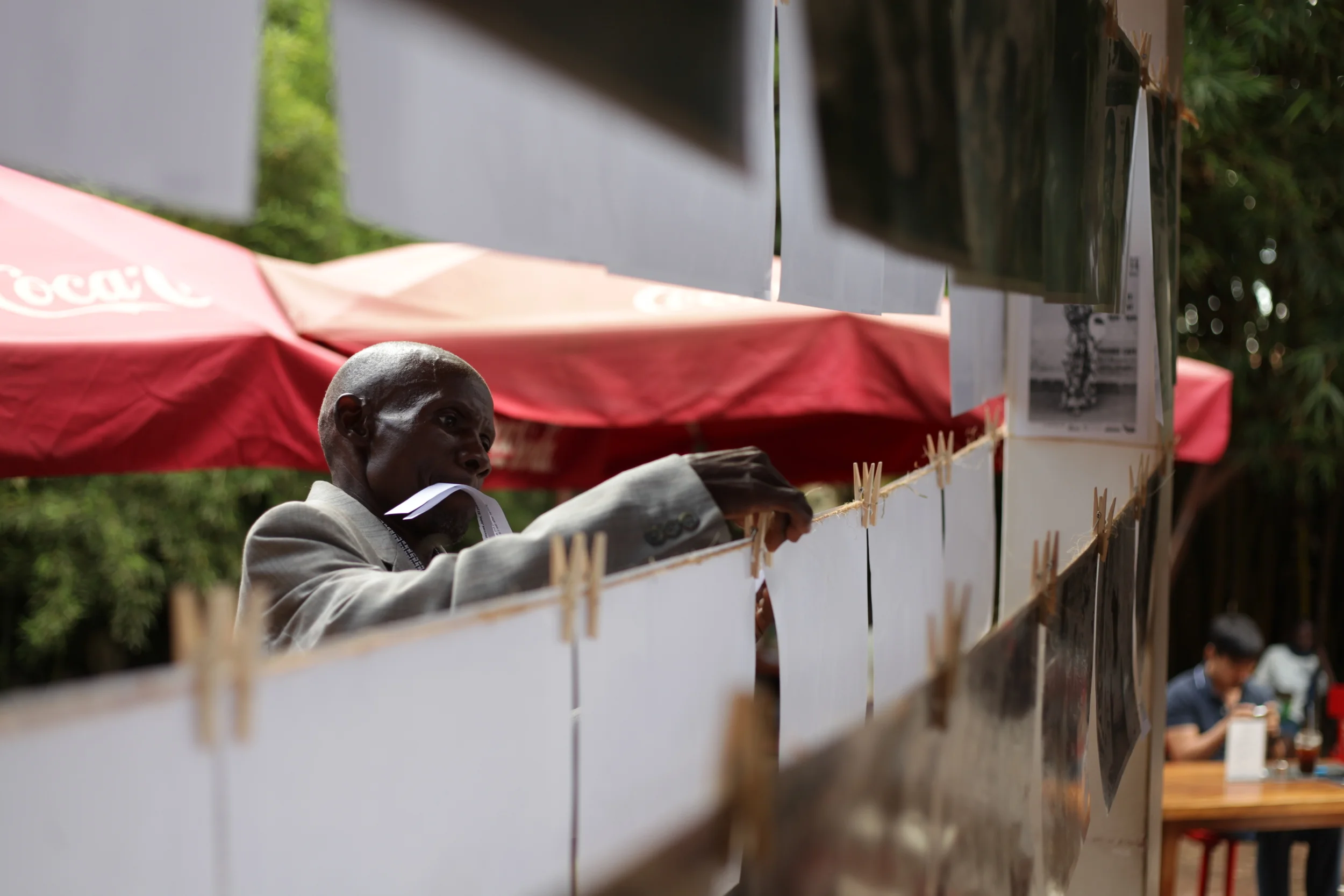  At the close of the project, in May 2014, before Project Director Louise Contino returned stateside to her home in New York City, the WPC members came together and exhibited their work at Prunes Cafe in Kampala, Uganda. This was a wonderful opportun