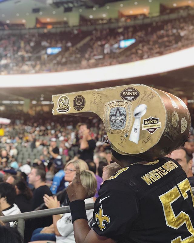 Who Dat? Super Dome, New Orleans, LA #nola #whodat #neworkeanssaints #superdome #whistlemonsta