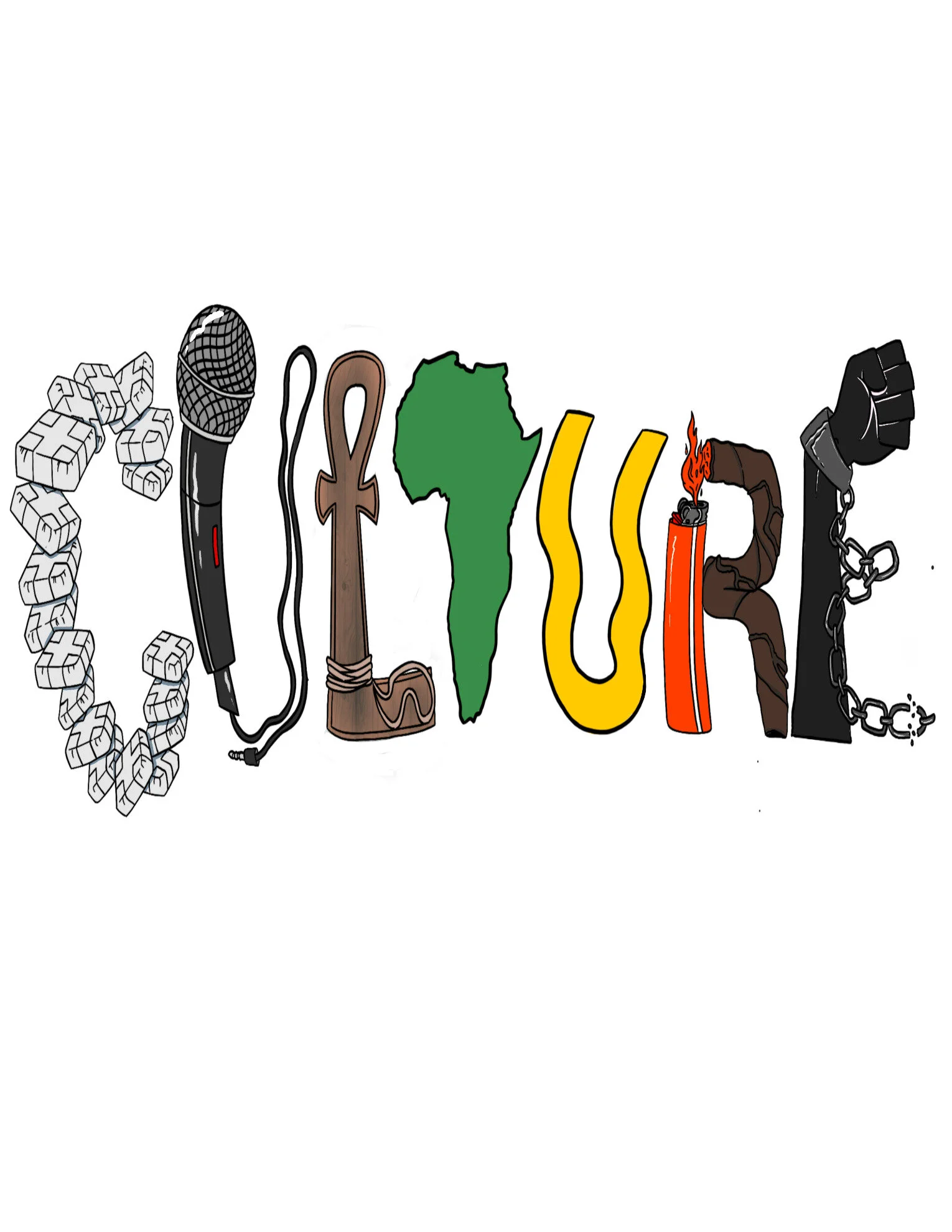  Culture Print Black Amir