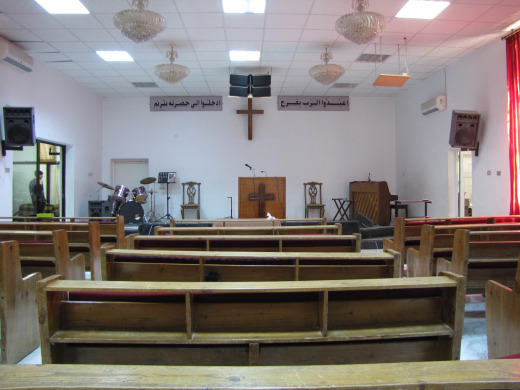 Pastor Nour's church in Mafraq.