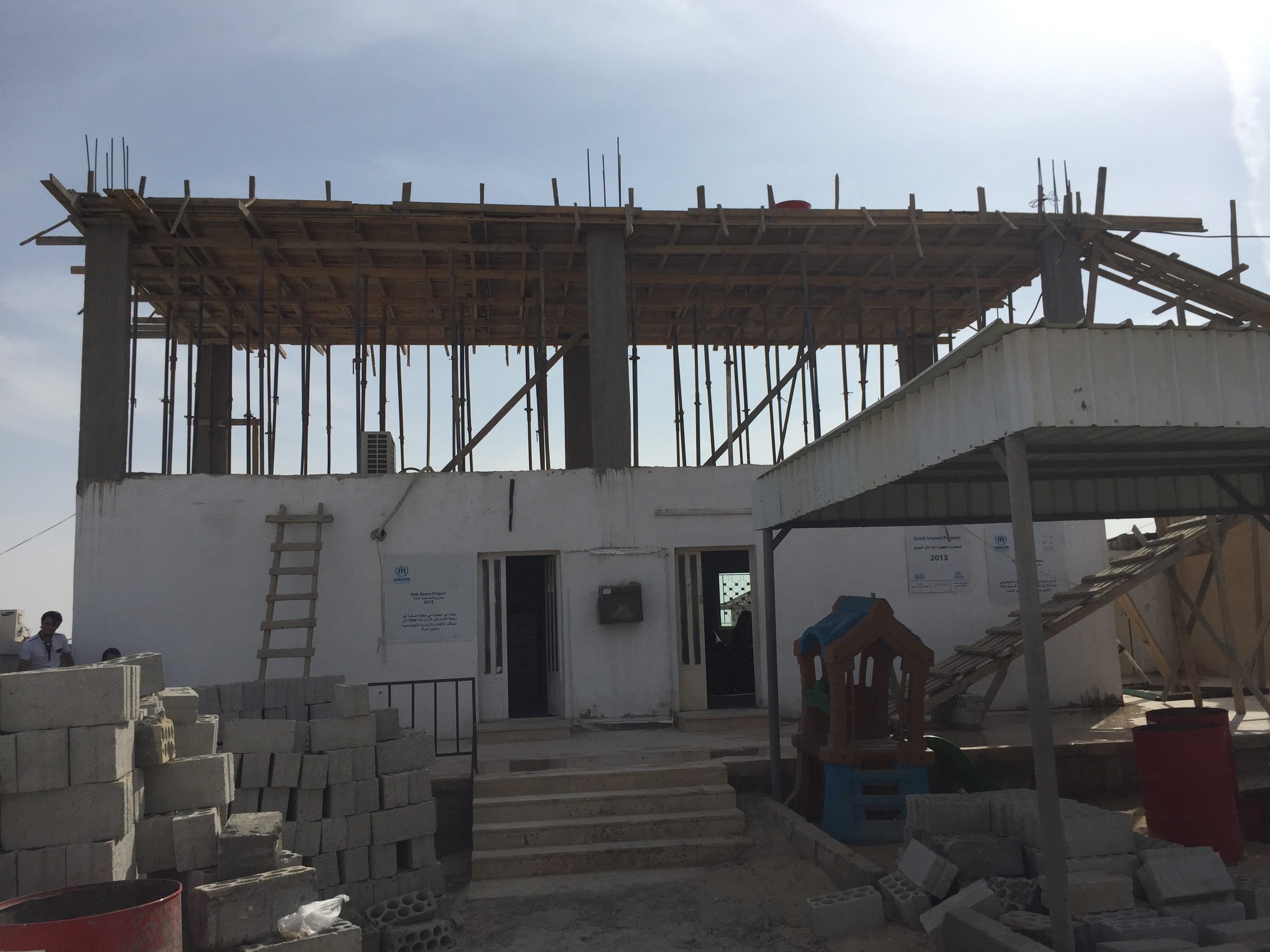 Azraq Library Under Construction.JPG