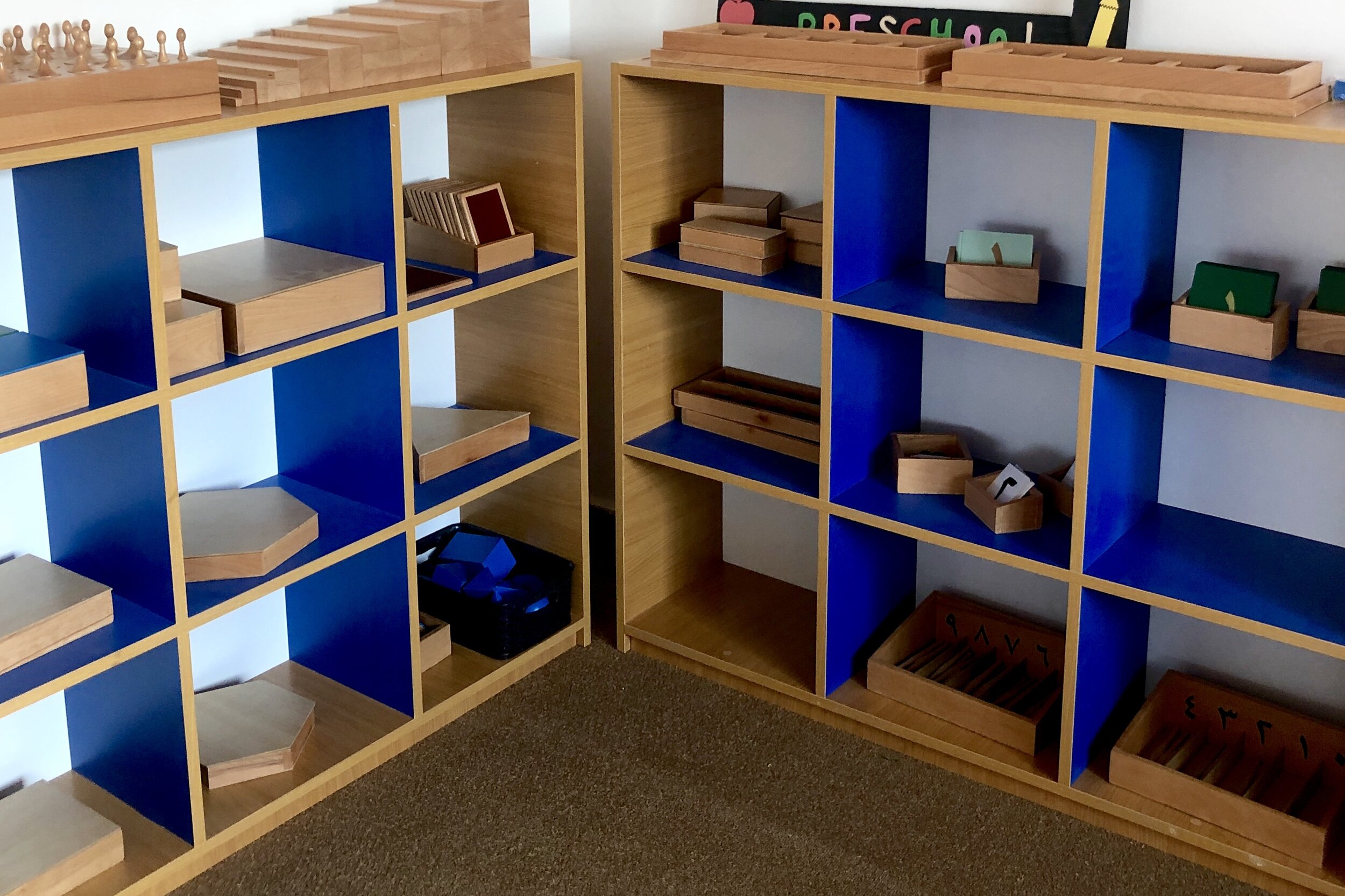 Montessori Materials unpacked &amp; ready!